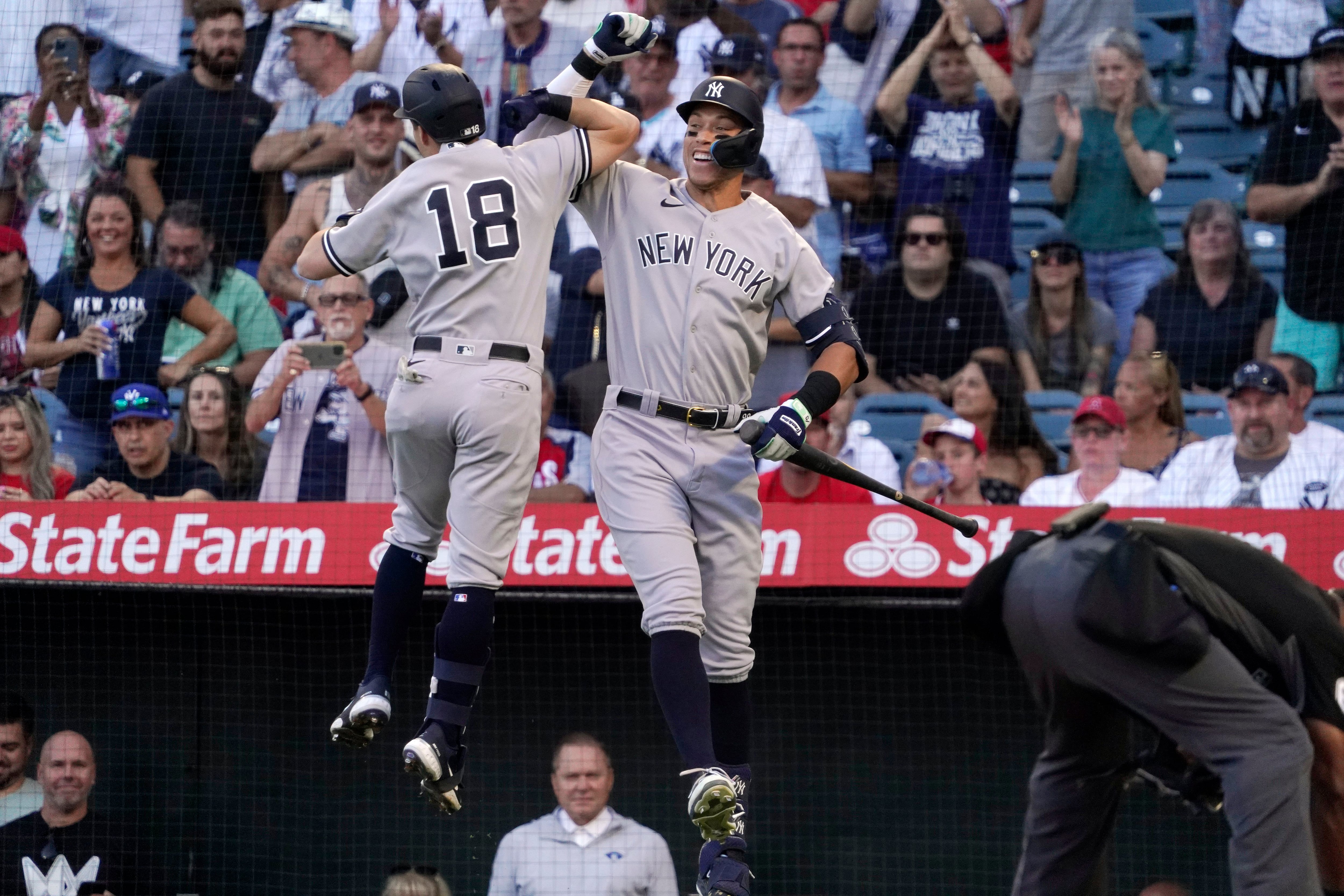 Judge hits 51st HR as Yankees snap skid, top Angels 7-4