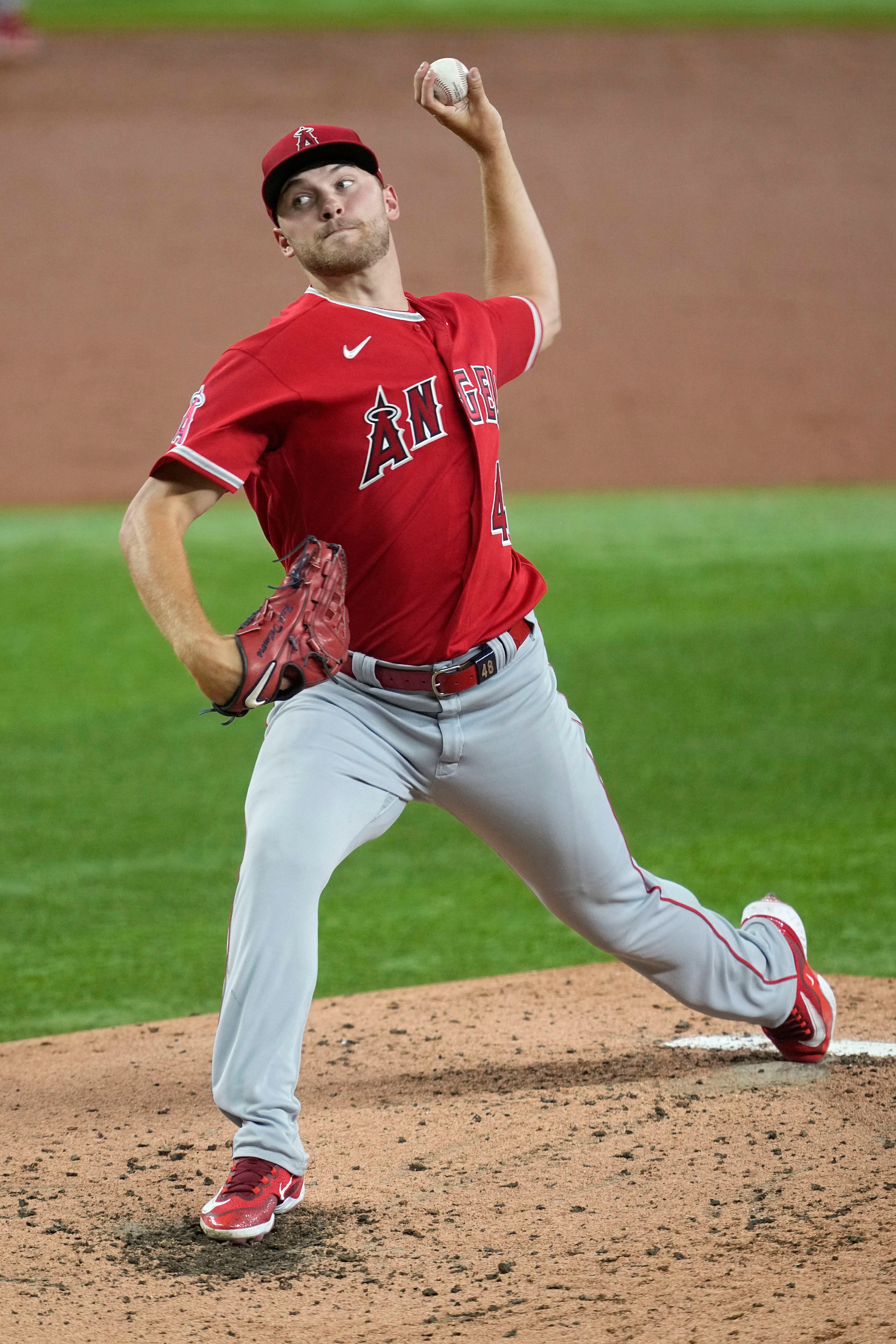 Reid Detmers struggles after good start in Angels' loss to Brewers – Orange  County Register