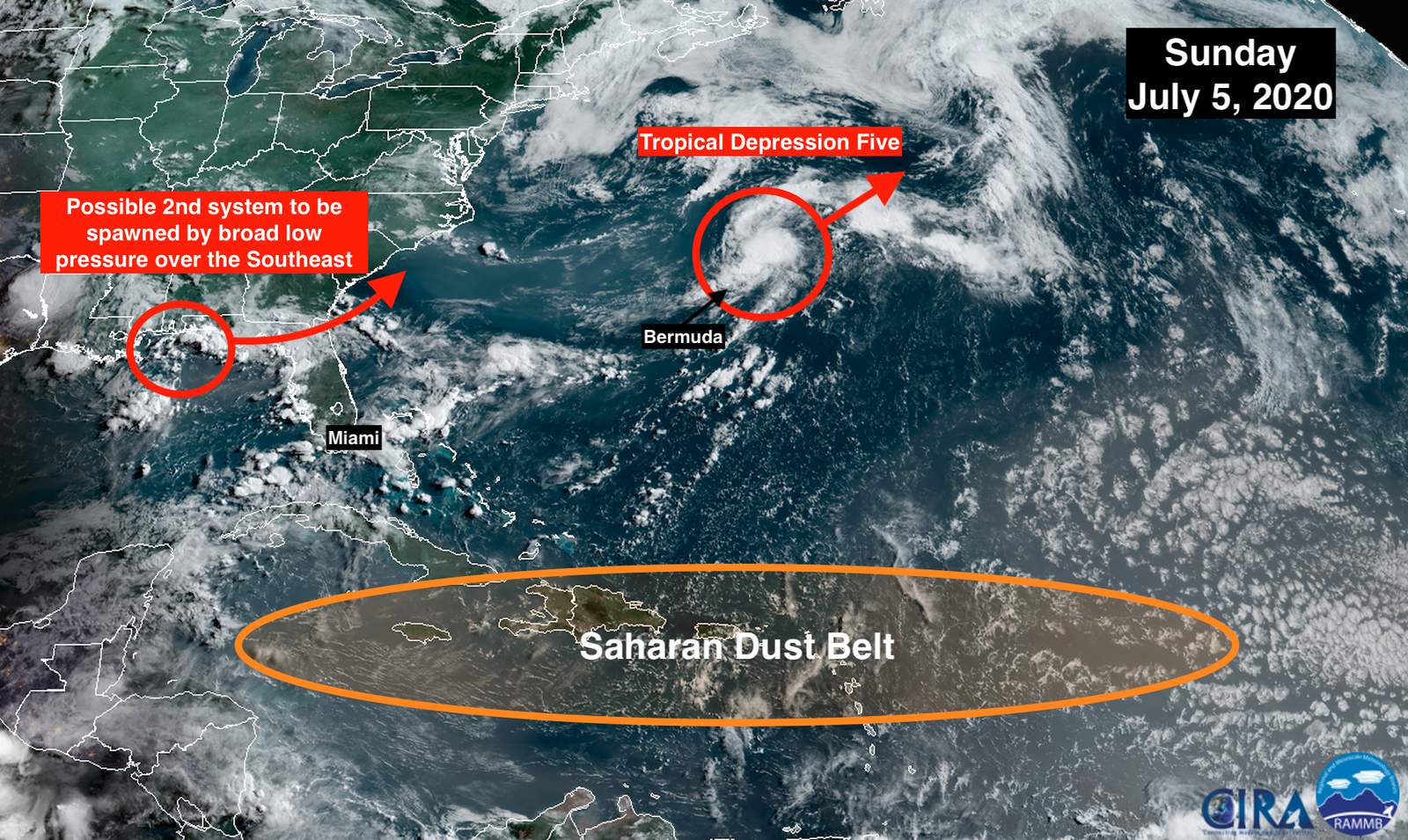 2 areas to watch but generally quiet tropics for now