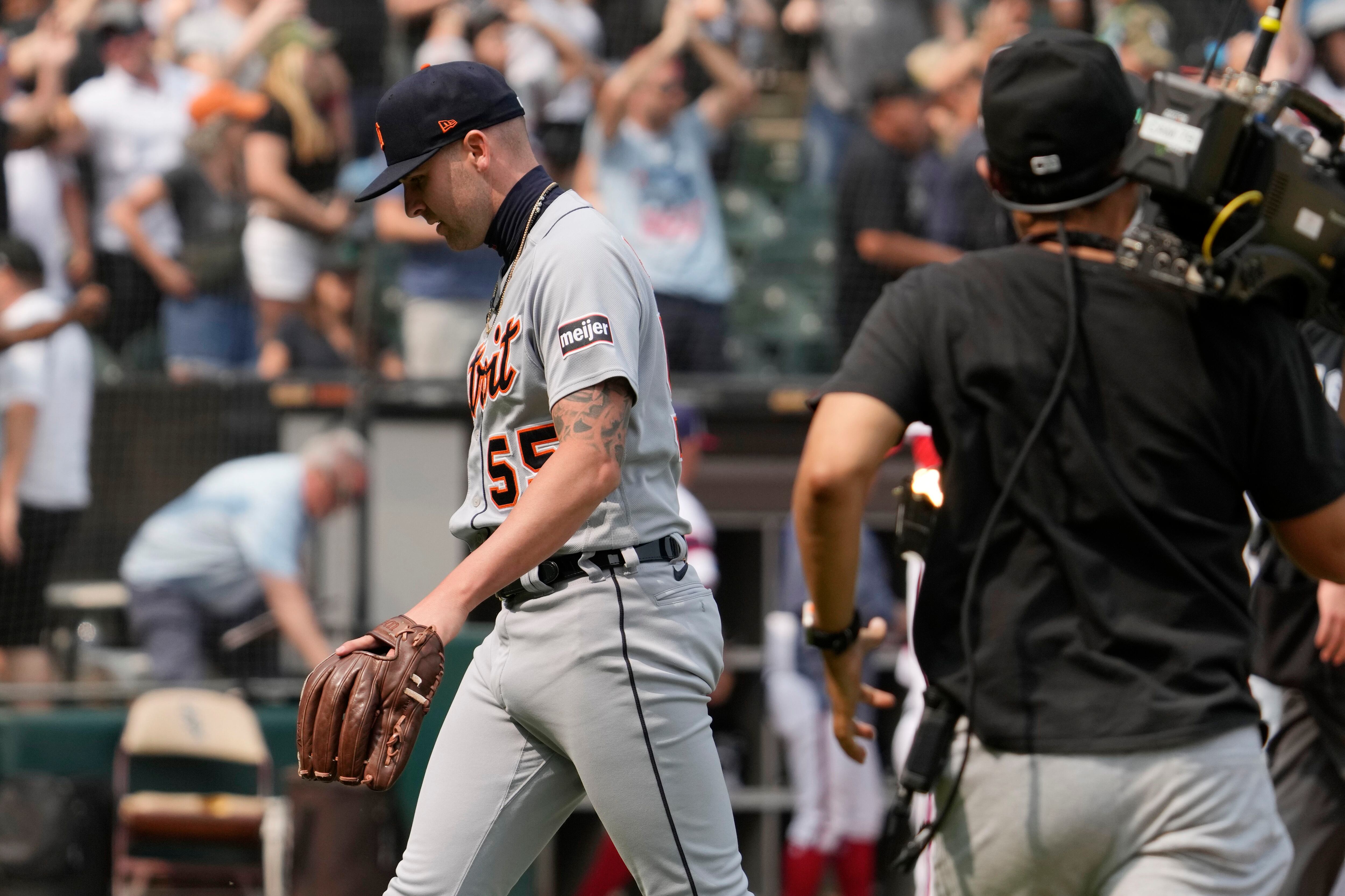 Jake Burger hits grand slam in 9th, White Sox sweep Tigers 