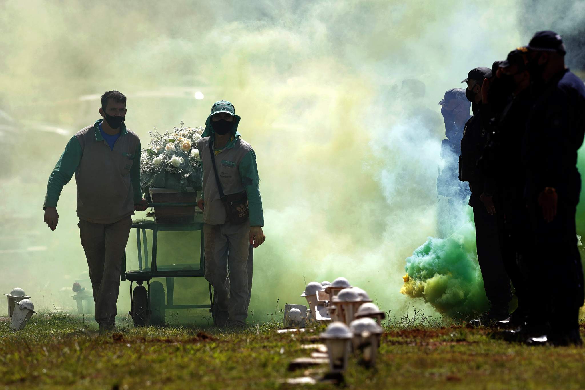 Brazil posts record single-day toll of 3,251 virus deaths