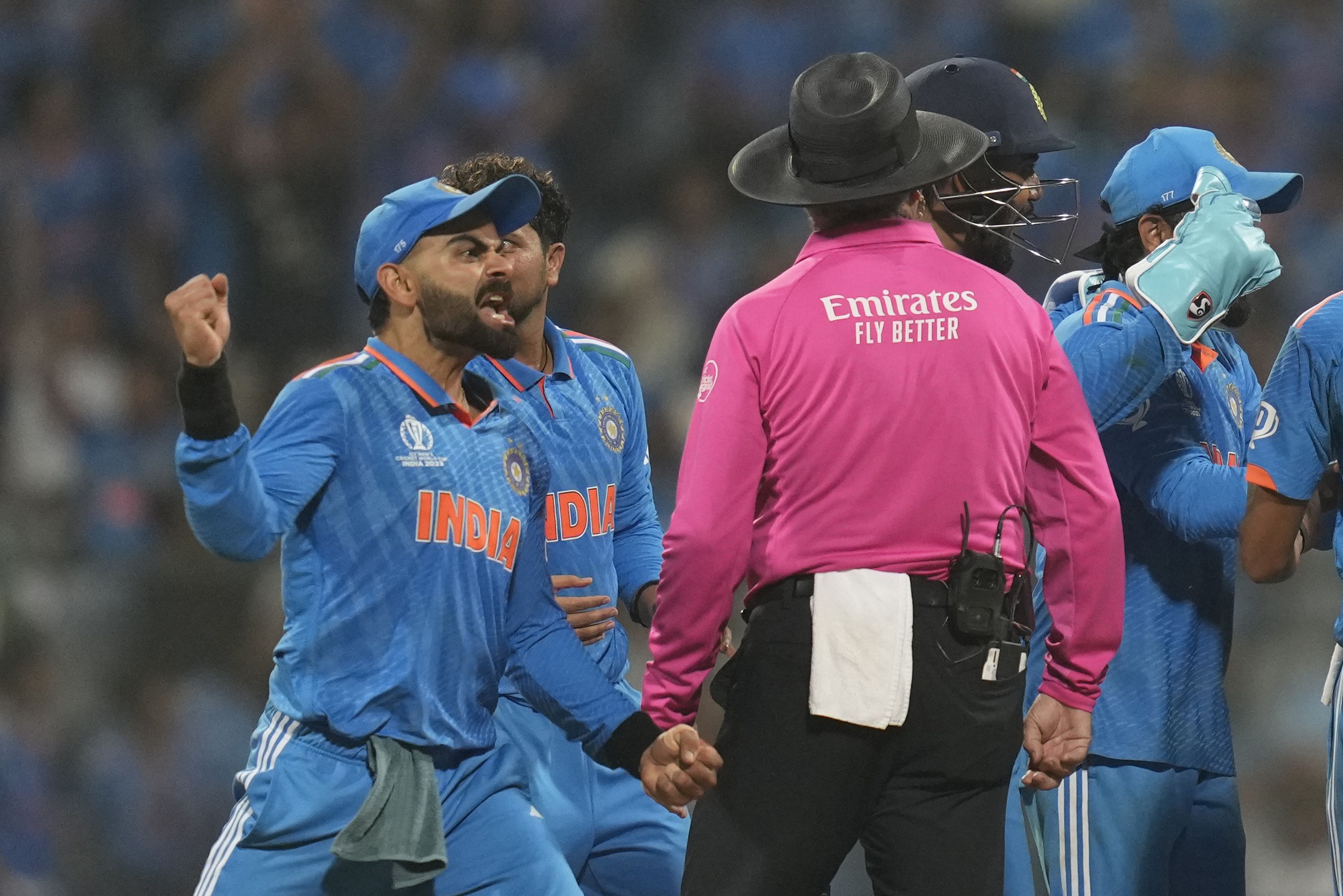 India v New Zealand LIVE: Cricket World Cup score and result as Shami and  Kohli lead hosts to final